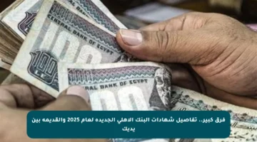 فرق كبير.. تفاصيل شهادات البنك الأهلي الجديدة لعام 2025 والقديمة بين يديك